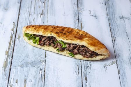 Quzu flip kartof fri ilə